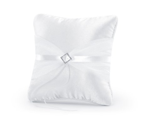 Ring bearer pillow, white, 20 x 20cm Ring bearer pillow, white, 20 x 20cm
