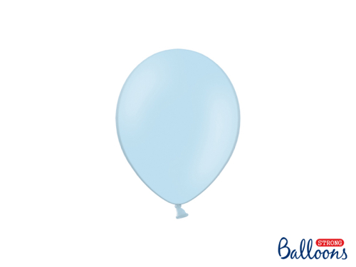 Spēcīgi baloni 12 cm, pasteļzils (1 gab. / 100 gab.)