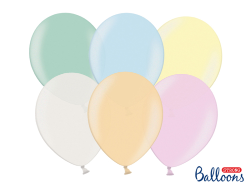 Spēcīgi baloni 23 cm, Pearly Mix (1 pkt / 100 gab.)