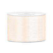 Satin Ribbon, light cream, 50mm/25m