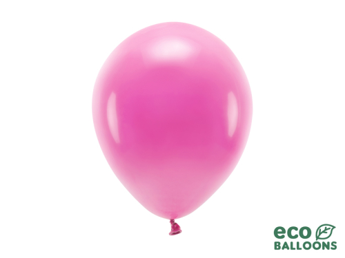 Eko baloni 26 cm pastelis, fuksija (1 gab. / 100 gab.)