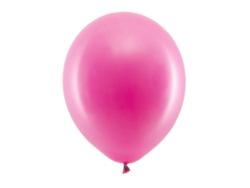 Varavīksnes baloni 30 cm pastelis, fuksija (1 gab. / 100 gab.)