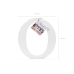 Koka burts O, balts, 19,5x20,5cm Koka burts O, balts, 19,5x20,5cm
