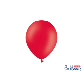Spēcīgi baloni 23 cm, pasteļtoņu magoņu sarkans (1 gab. / 100 gab.)