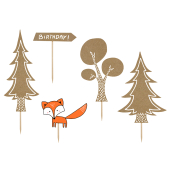 Toppers Woodland, микс (1 упаковка / 5 шт.)
