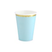 Cups, light blue, 220ml (1 pkt / 6 pc.)