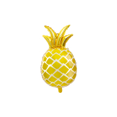 Воздушный шарик из фольги Pineapple, золото, 38x63см