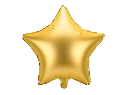 Воздушный шар из фольги Star, 48см, золото