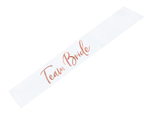 Sash Team līgava, balta, 75cm Sash Team līgava, balta, 75cm