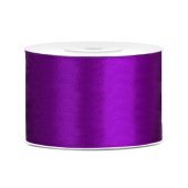 Satin Ribbon, purple, 50mm/25m