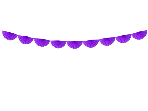 Audu vītne Rozetes, violeta, 3m Audu vītne Rozetes, violeta, 3m