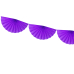Audu vītne Rozetes, violeta, 3m Audu vītne Rozetes, violeta, 3m