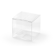 Kvadrātveida kastes, caurspīdīgas, 5x5x5cm (1 gab. / 10 gab.)