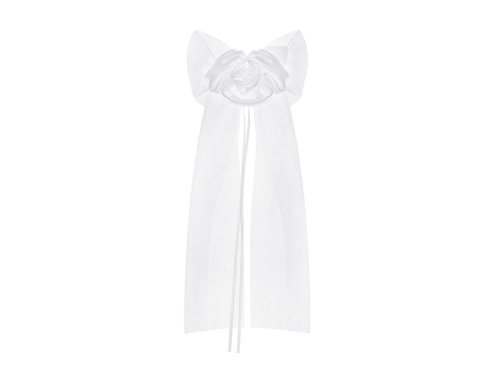 Organza posies, white (1 pkt / 2 pc.)