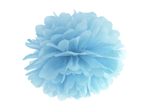 Audu papīrs Pompom, gaiši miglaini zils, 35 cm Audu papīrs Pompom, gaiši miglaini zils, 35 cm