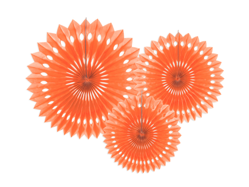 Tissue fan, peach, 20-30cm (1 pkt / 3 pc.) Tissue fan, peach, 20-30cm (1 pkt / 3 pc.)
