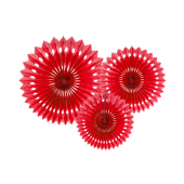Audu ventilators, sarkans, 20-30 cm (1 pkt / 3 gab.)