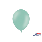 Spēcīgi baloni 27 cm, pasteļtoņu piparmētru zaļš (1 gab. / 50 gab.)