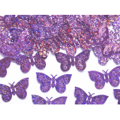 Holographic confetti Butterflies, light pink, 15g
