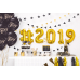 Folija balons #, 35cm, zelts