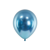 Spīdīgi baloni 30 cm, zili (1 gab. / 50 gab.)