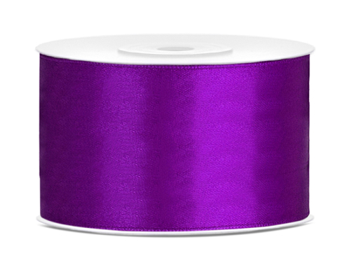 Satin Ribbon, purple, 38mm/25m Satin Ribbon, purple, 38mm/25m