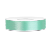 Satin Ribbon, mint, 12mm/25m (1 pc. / 25 lm)