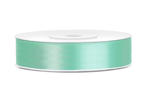 Satin Ribbon, mint, 12mm/25m (1 pc. / 25 lm) Satin Ribbon, mint, 12mm/25m (1 pc. / 25 lm)