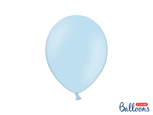 Spēcīgi baloni 27 cm, pastel baby blue (1 gab. / 50 gab.)