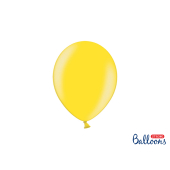 Spēcīgi baloni 23 cm, metālisks citrona miziņa (1 pkt / 100 gab.)