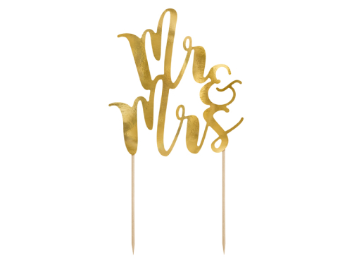 Топпер для торта Mr & Mrs, 25,5см Топпер для торта Mr & Mrs, 25,5см