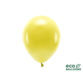 Eko baloni 26 cm pasteļtoņi, tumši dzelteni (1 gab. / 100 gab.)