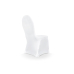 Elastic matt fabric chair cover, white Elastic matt fabric chair cover, white