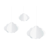 Подвесной декор Clouds, белый, 17-28см (1 шт. / 3 шт.)