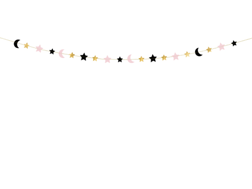 Garland Zvaigznes un pavadoņi, sajauc, 1,9m Garland Zvaigznes un pavadoņi, sajauc, 1,9m