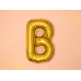 Folija balona burts "B", 35cm, zelts