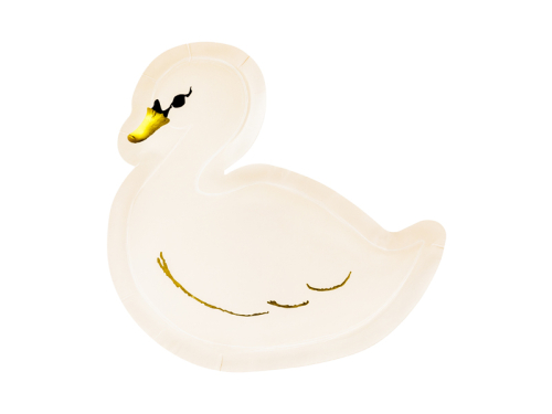 Тарелки Lovely Swan, 23,5x22,5см (1 упаковка / 6 шт.)