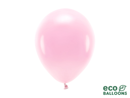 Eko baloni 26 cm pasteļi, gaiši rozā (1 gab. / 100 gab.)