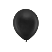 Воздушные шары Rainbow Balloons 30см металлик, черные (1 шт. / 100 шт.)