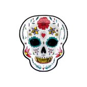 Пластины для черепа Dia de los Muertos, 19,5x23 см (1 шт. / 6 шт.)