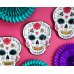 Пластины для черепа Dia de los Muertos, 19,5x23 см (1 шт. / 6 шт.) Пластины для черепа Dia de los Muertos, 19,5x23 см (1 шт. / 6 шт.)