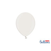 Spēcīgi baloni 23 cm, metāliski tīri balti (1 gab. / 100 gab.)