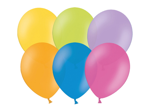 Svētku baloni 29 cm, sajauc (1 gab. / 100 gab.)