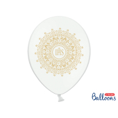 Balloons 30cm, IHS, Metallic Pure White (1 pkt / 50 pc.)