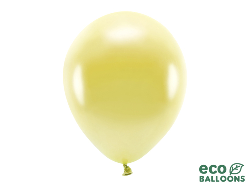 Eko baloni 30 cm metālisks, gaiši zelts (1 gab. / 10 gab.)