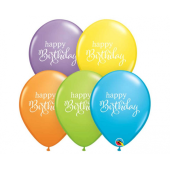 Apdrukāts lateksa balons BRT Happy Birthday (30 cm)