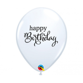 Apdrukāts lateksa balons Happy Birthday (30 cm)