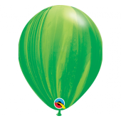 Apdrukāts lateksa balons", pastel green agate (30 см)