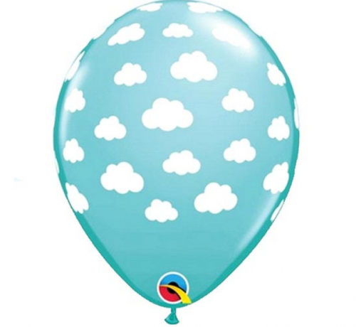Apdrukāts lateksa balons Clouds (30 cm) Apdrukāts lateksa balons Clouds (30 cm)