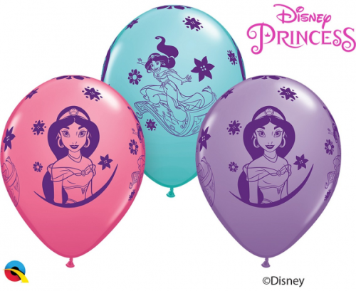 Apdrukāts lateksa balons RND Princess Jasmine (30 cm)